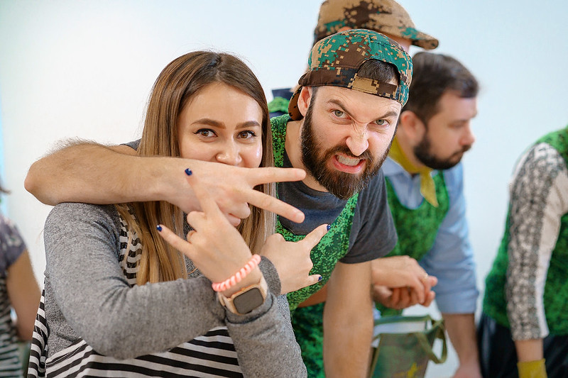 Корпоратив на День строителя в Одесі с уличными активностями