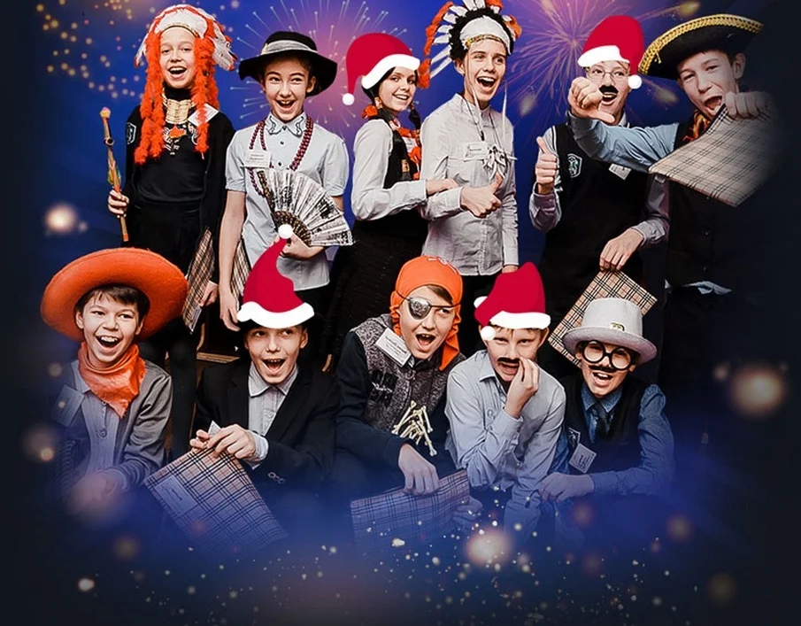 Новий рік в школі в Одесі.